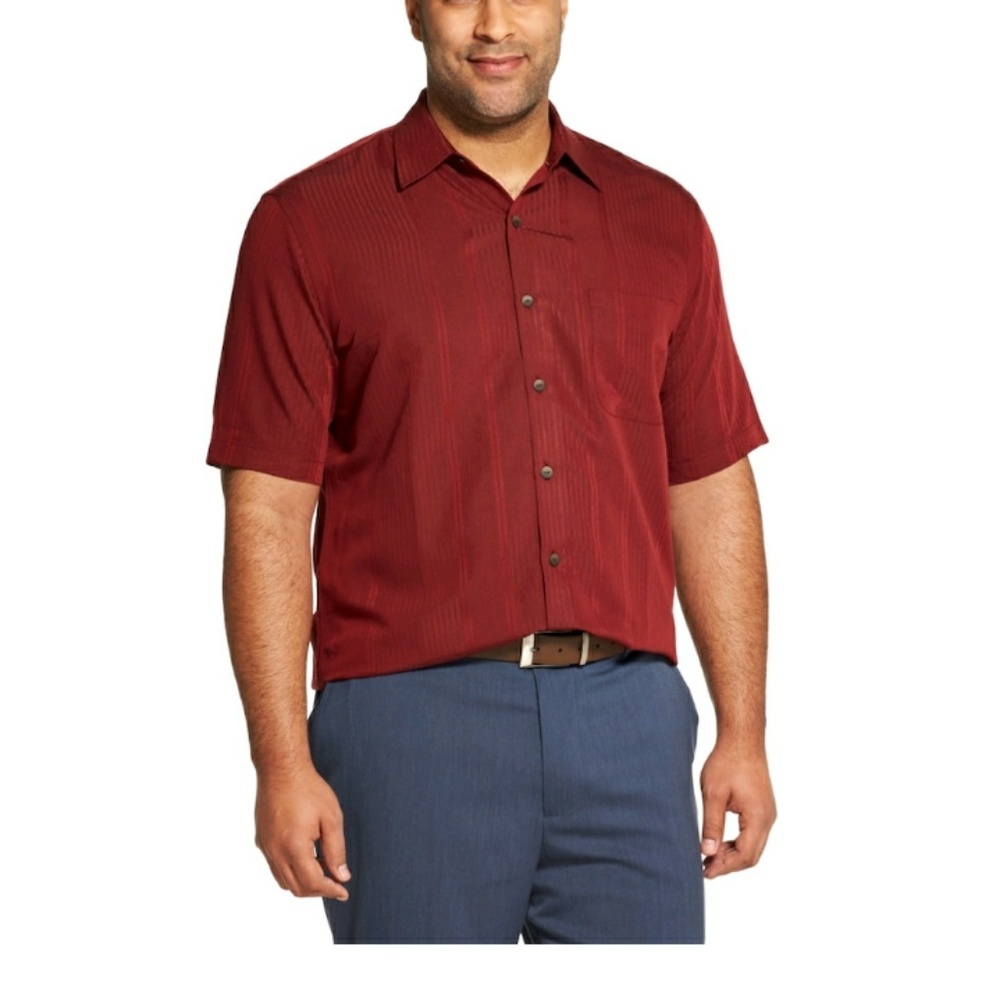 Van Heusen Wicking Button Down Shirt Big & Tall